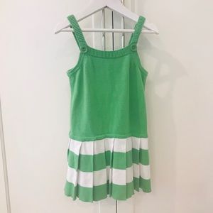 Cute preppy knit dress with pleats!